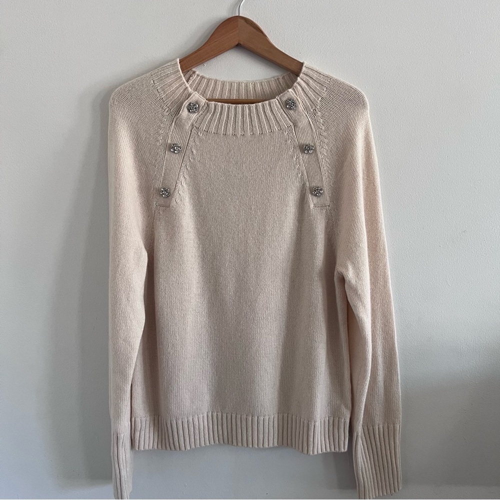 J.crew with Jeweled Buttons Sweater